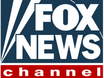 Fox News Channel logo in white text on a red and blue background