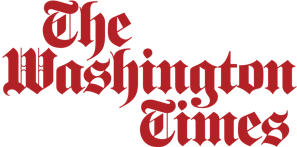 The Washington Times logo in red text
