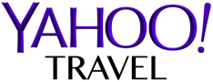 Yahoo! Travel logo in purple and black text